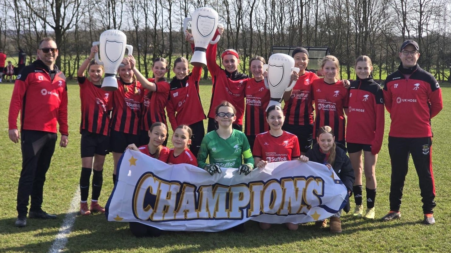 Achilles Pumas U14s team photo — Champions